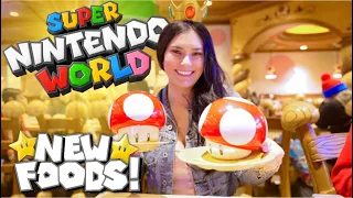 Grand Opening day at Super Nintendo World Universal Studios Hollywood | NEW Foods at Toadstool Cafe!