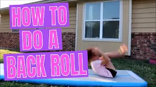 Back Roll | Beginner Gymnastics: How to do a Backroll Tutorial