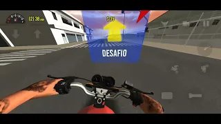 nova atualização do moto wheelie 3d com novo escape modo de escape fica vermelho e desafio