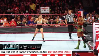 FULL MATCH - Ronda Rousey vs. Alicia Fox: Monday Night Raw, Aug. 6, 2018 (WWE Network Exc