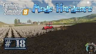 FS19/ Mode hardcore / Création de la prairie géante / ep 18