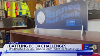 Hanover girl scout creates ‘banned book nook’ after new policy takes 19 books off school shelves