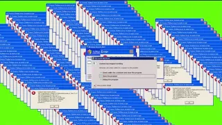 Windows Error - Green Screen Effect (HD)