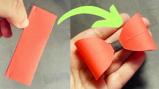How to make bow tie crafts|paper crafting | paper crafting ideas | paper crafting easy.