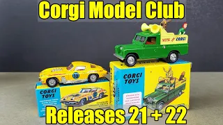 Corgi Model Club - Part 11 - Releases 21 + 22 - #472 Public Address System + #337 Corvette Sting Ray