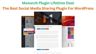 Monarch Plugin Lifetime Deal - The Best Social Media Sharing Plugin For WordPress