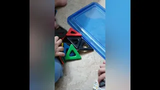 magnetic polydron set