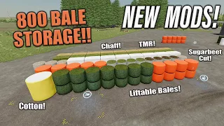 FS22 | NEW MONDAY MODS! ‘800 BALE’ STORAGE!! (Review) Farming Simulator 22 | PS5 | 27th March 2023.