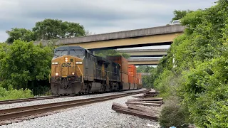 CSX AC44CW 6 Leads Intermodal I128-23 on 5/24/24