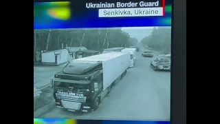 Ukraine War: Ukrainian Border Guard videoshows military tanks rolling into Ukraine from Belarus