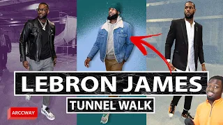 Lebron James Tunnel Pre Game Outfits Compilation REACTION