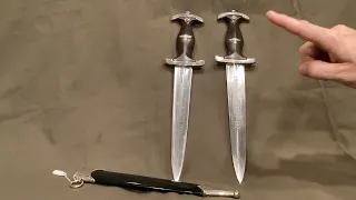 WW2 German Nazi SS SA dagger fake or real