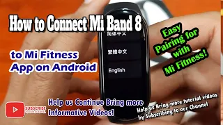 How to Connect Mi Band 8 to Mi Fitness App on Android