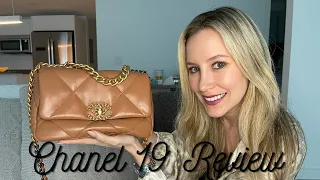 CHANEL 19 BAG REVIEW 🤎  PRO & CONS - CARAMEL COLOR