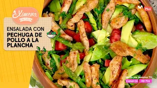 Receta: Ensalada con pechuga de pollo a la plancha | Ximena en Casa