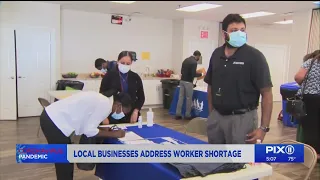 Local businesses hold job fair to address worker shortage