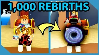 What Happens When you Hit 1000 Rebirths in Roblox Treasure Hunt Simulator