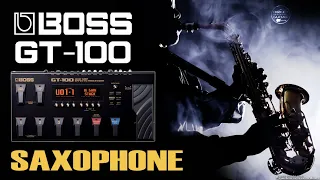 BOSS GT 100 Saxophone / Sax / Trumpet | Wave Synth.