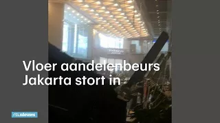 Ravage in aandelenbeurs Jakarta na instorten vloer - RTL NIEUWS