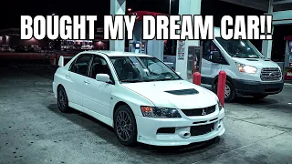 JUST BOUGHT AN EVO IX MR!! MY DREAM CAR!!!