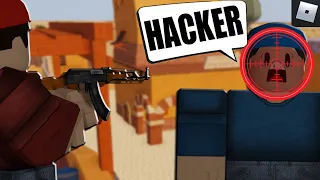 People think i hack... (USING ALT ACCOUNT) Roblox Arsenal