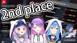 Startend's amazing 2nd place game. (Multi POV)【Eng Sub/Hololive】