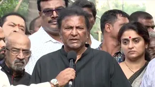 Actor Mohan Babu Speech | Live from Super Star Krishna Garu Home | #RIPSuperStarKrishnaGaru