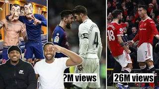 Dunson brothers first time reacting to..Every Football Team Most Viewed Moments! (yeaaaaa)