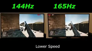 144Hz vs 165Hz / 280FPS