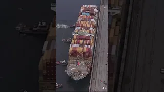 Dali cargo ship refloated 2 months after crashing into Baltimore bridge