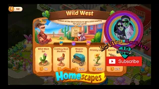 Homescapes - Wild West - All Decorations - Whole Story