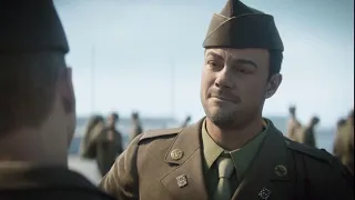 Call of Duty WWII (2017) PC - Red says goodbye to Josh Duhamel