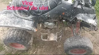 Am făcut schimbul de ulei la atv !!