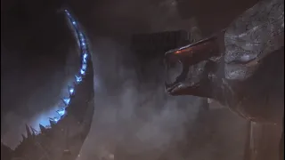 Godzilla's atomic breath (no background music) - Godzilla 2014