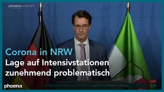 Hendrik Wüst zur Corona-Lage in Nordrhein-Westfalen am 16.11.21