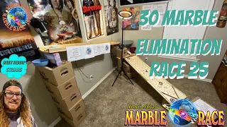 30 Marble Live Elimination Race 25 | ASMR | Marble Run