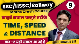 Time Speed and Distance Maths Shortcut Tricks SSC CGL/CPO/CHSL | HSSC | Sunil Kharub | Maths Tricks