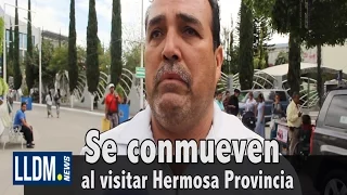 Se conmueven al visitar Hermosa Provincia