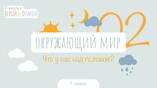 Что у нас над головой? Окружающий мир, урок 2. 1 класс (аудиоурок) В школу с Верой и Фомой (6+)