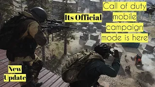 Call of duty mobile announced campaign mode 😍 !Watch video to know when its coming ! Urdu/Hindi