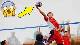 VOLLEYBALL SLAM DUNK !? Monster Volleyball Spikes (HD)