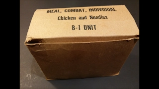 MRE Review C Ration or MCI Tasting US Ration Oldest Peanut Butter and Crackers Ive Ever Eaten