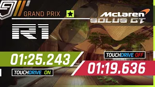 Asphalt 9 - McLAREN SOLUS GT Grand Prix Round 1 - 1⭐ Touchdrive & Manual Reference Runs