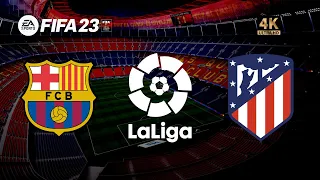 Barcelona vs Atlético de Madrid | FIFA 23 PS5 Gameplay | LaLiga [4K 60FPS]