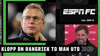 Jurgen Klopp reacts to Ralf Rangnick's Manchester United interim manager link | ESPN FC