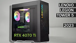 Monstrous - Unboxing & Testing Lenovo Legion Tower 5 with Nvidia RTX 4070 Ti @lenovolegion