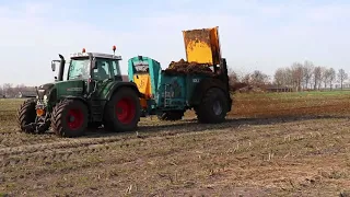 FENDT VARIO 415 TMS MET ROLLAND MEST VERSPREIDER