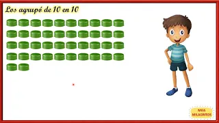 Utilizamos estrategias para contar agrupando de 10 en 10. 1°GRADO