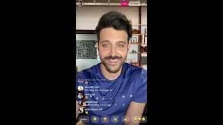 Hrithik Roshan Struggling with Instagram Live Features || Fun to watch 😁