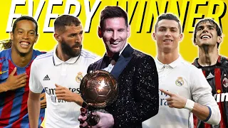 Every Ballon d'Or Winner 2000-2022 | HD